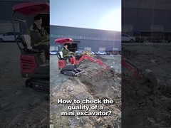 Nhà ở thương mại 1.2 Tonne Excavator Mini Crawler Digger tùy chỉnh